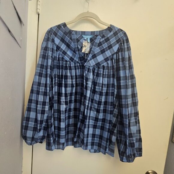 NWT Draper James Button Down Top - Picture 1 of 8